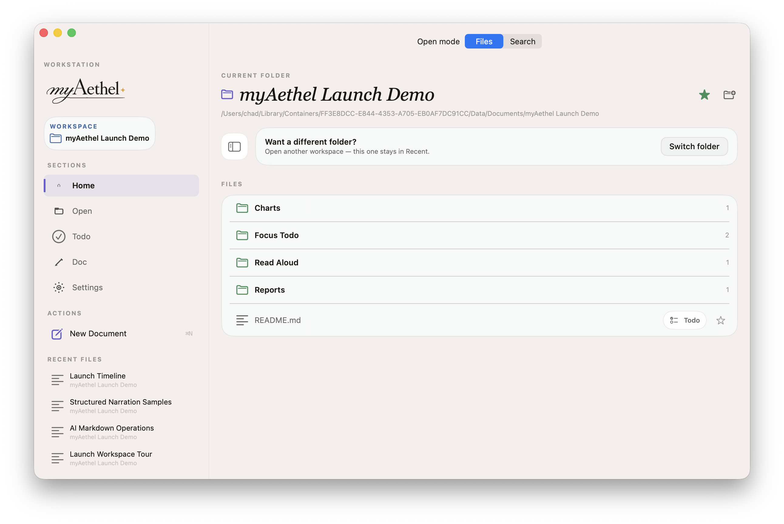 Mac Landscape Home screenshot