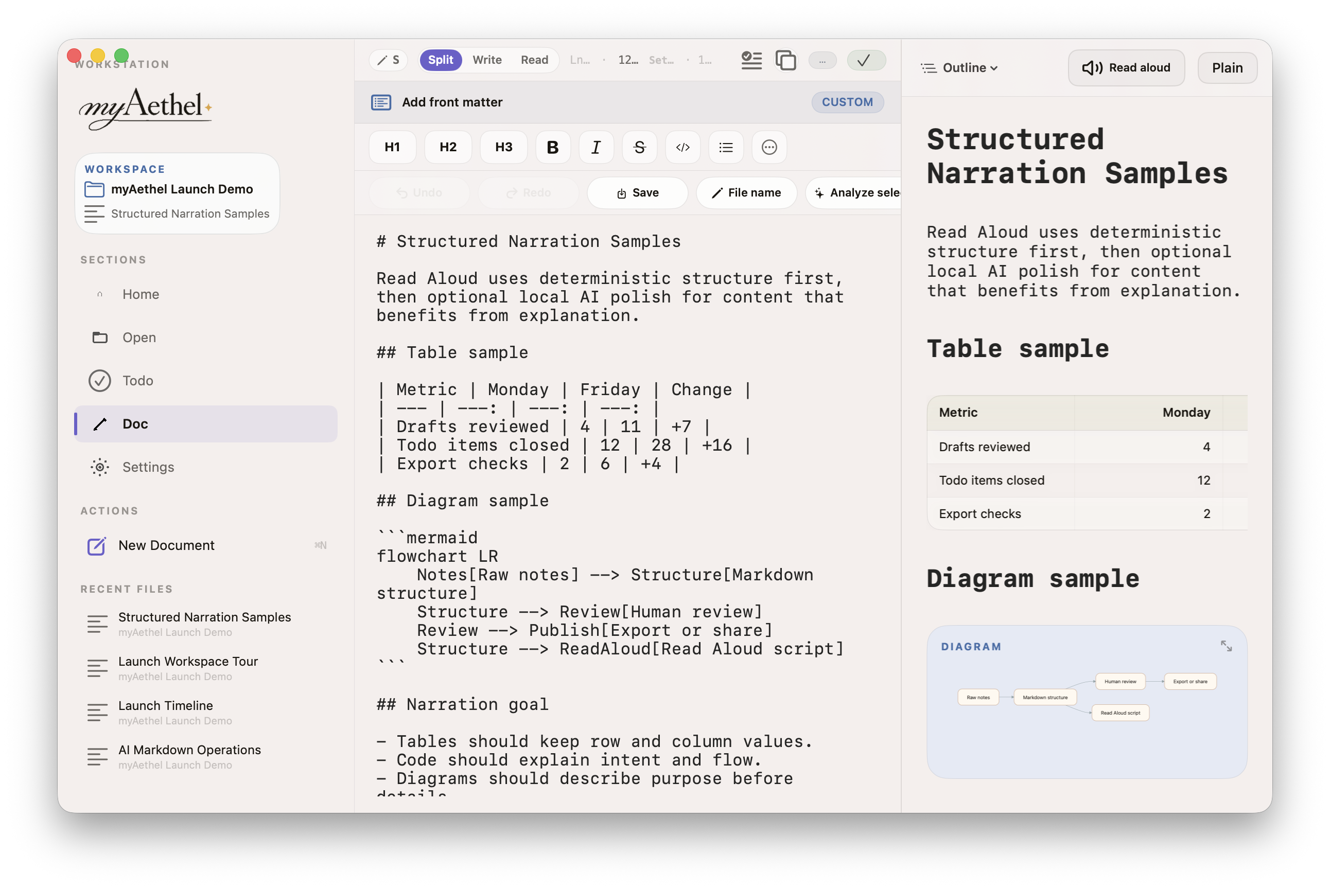 Mac Split Editor screenshot