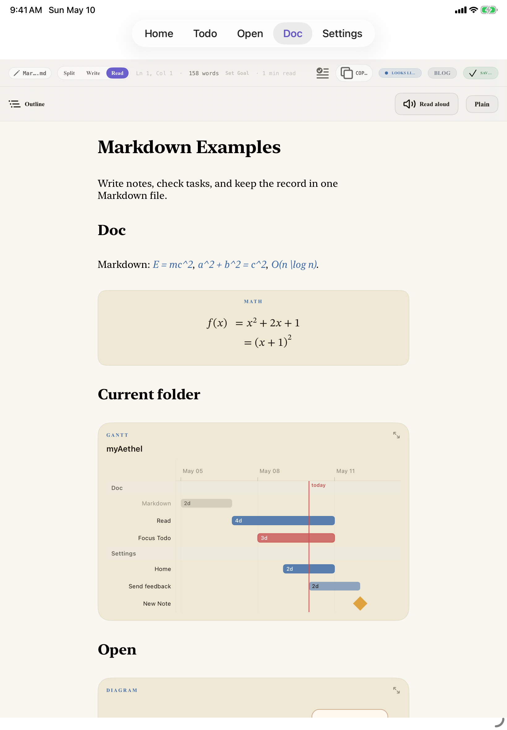 English (UK) iPad editor