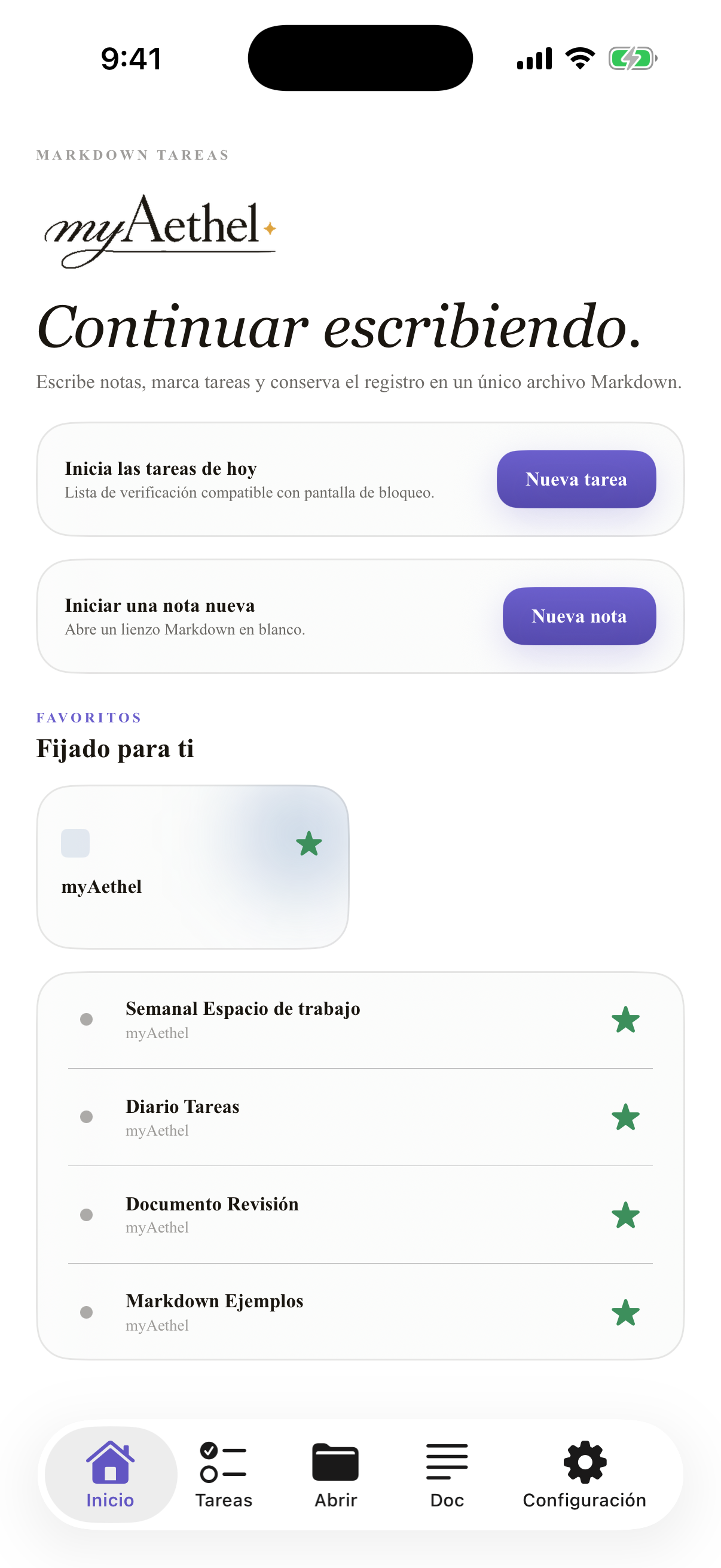 Español (Chile) iPhone home
