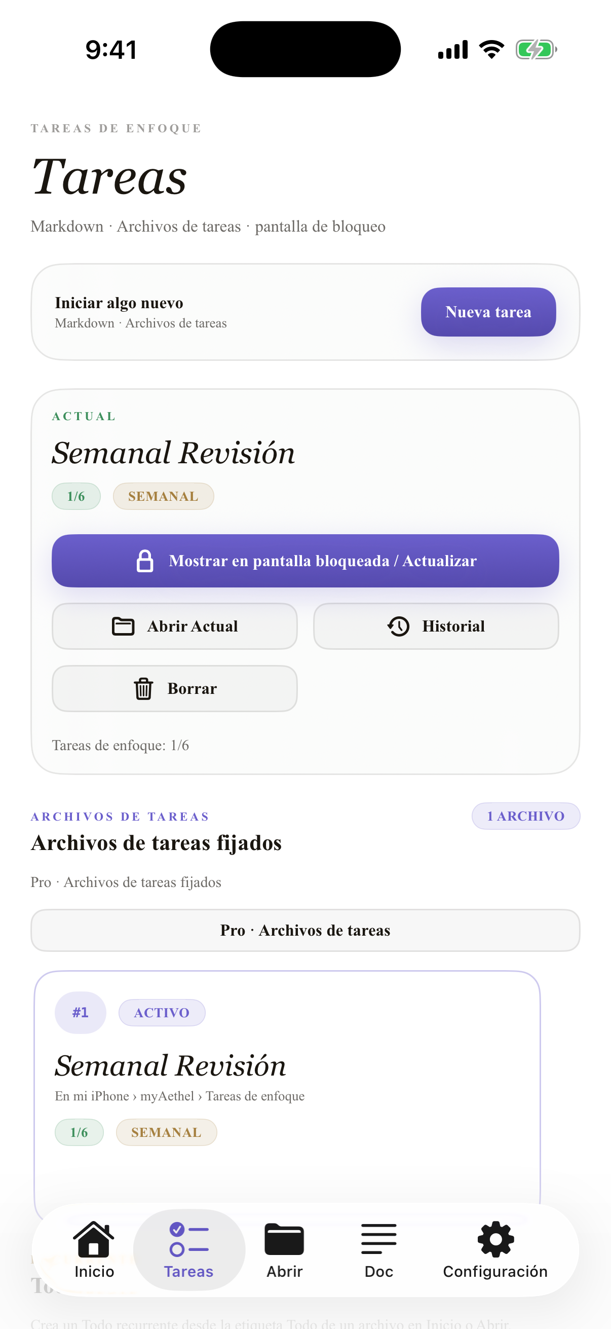 Español (Chile) iPhone todo