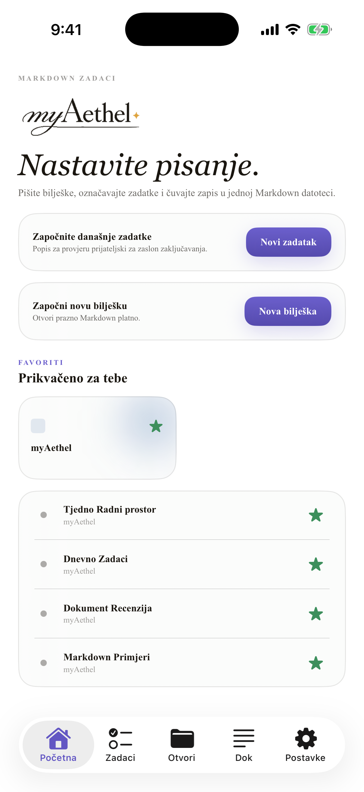 Hrvatski iPhone home