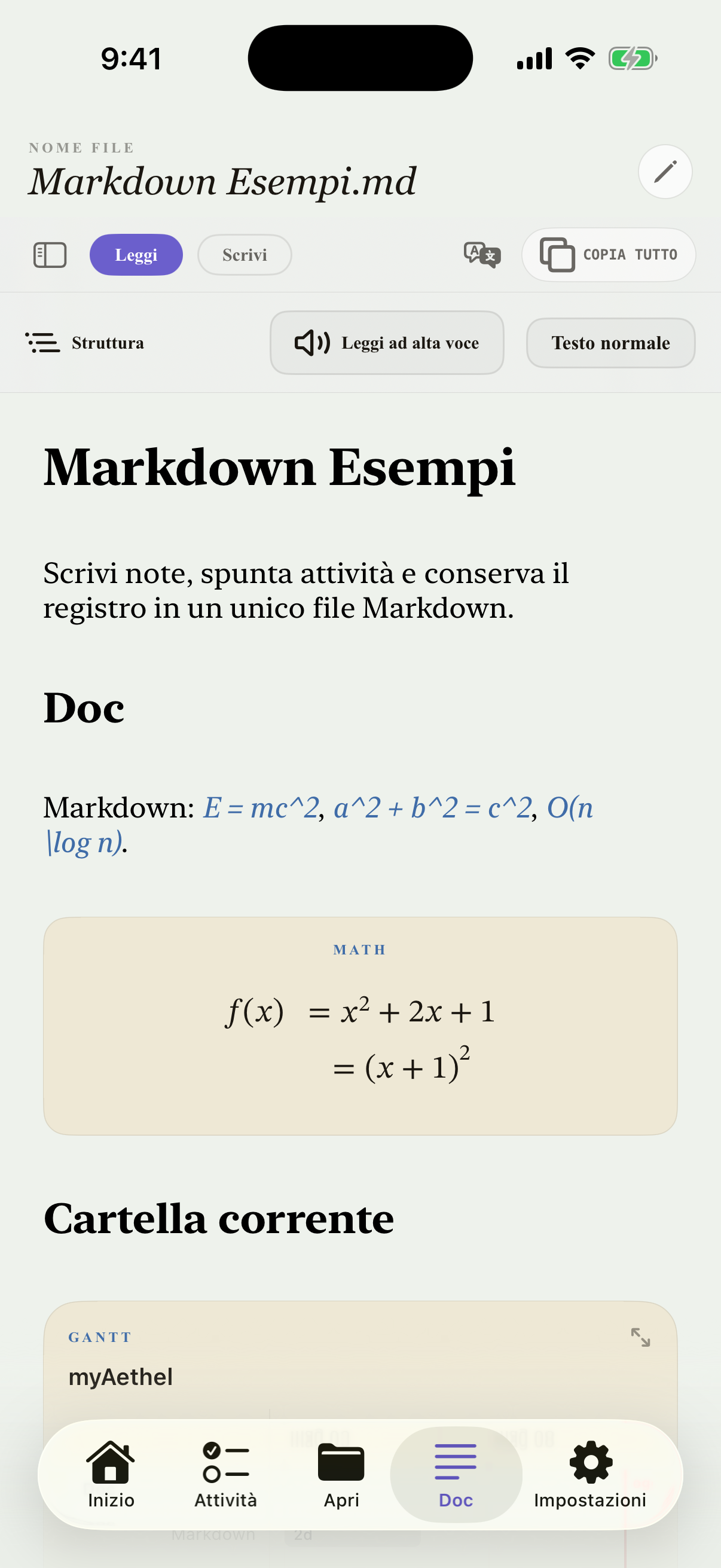 Italiano iPhone editor