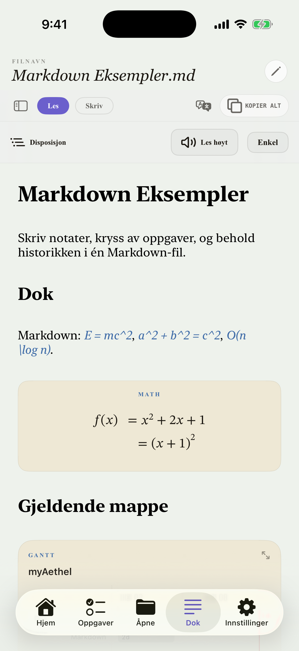 Norsk bokmål iPhone editor