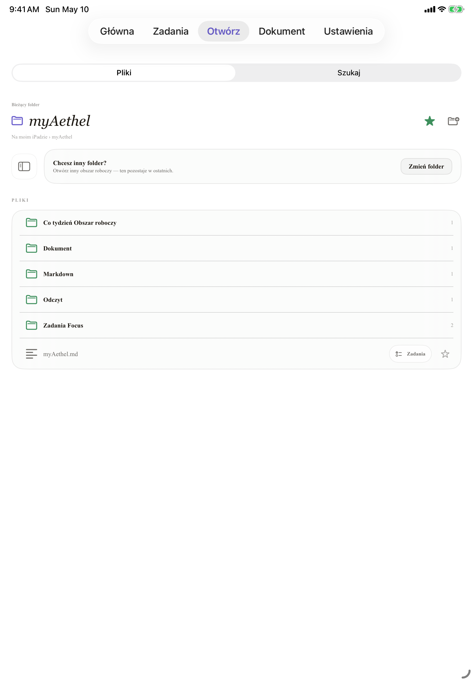 Polski iPad open