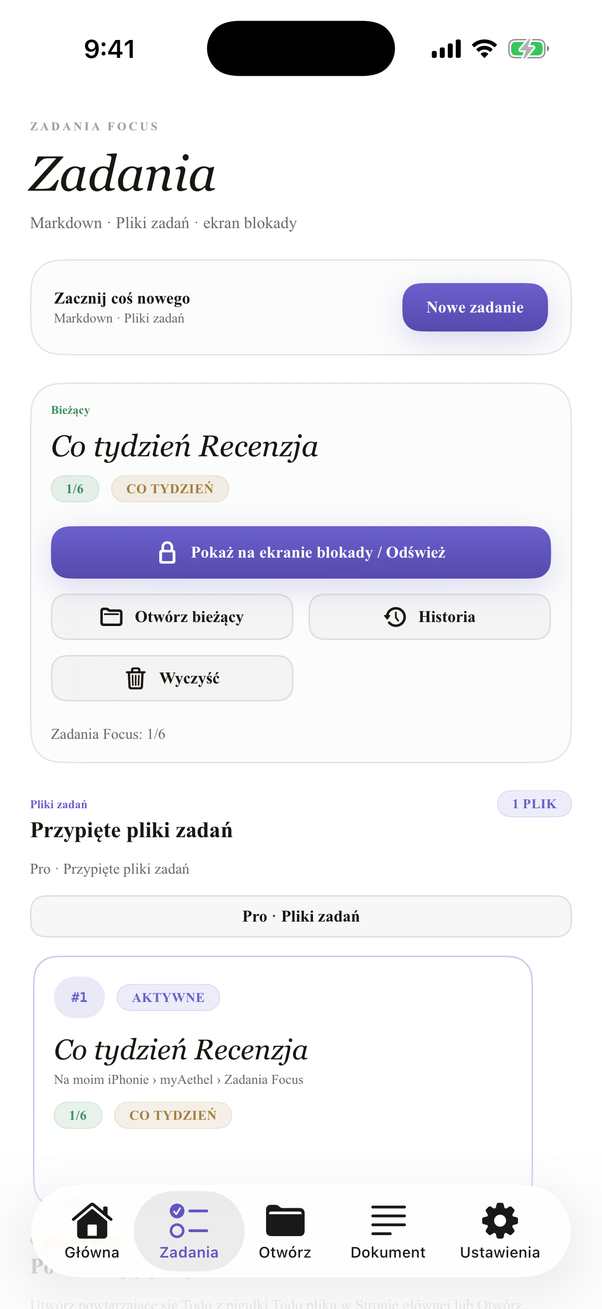 Polski iPhone todo