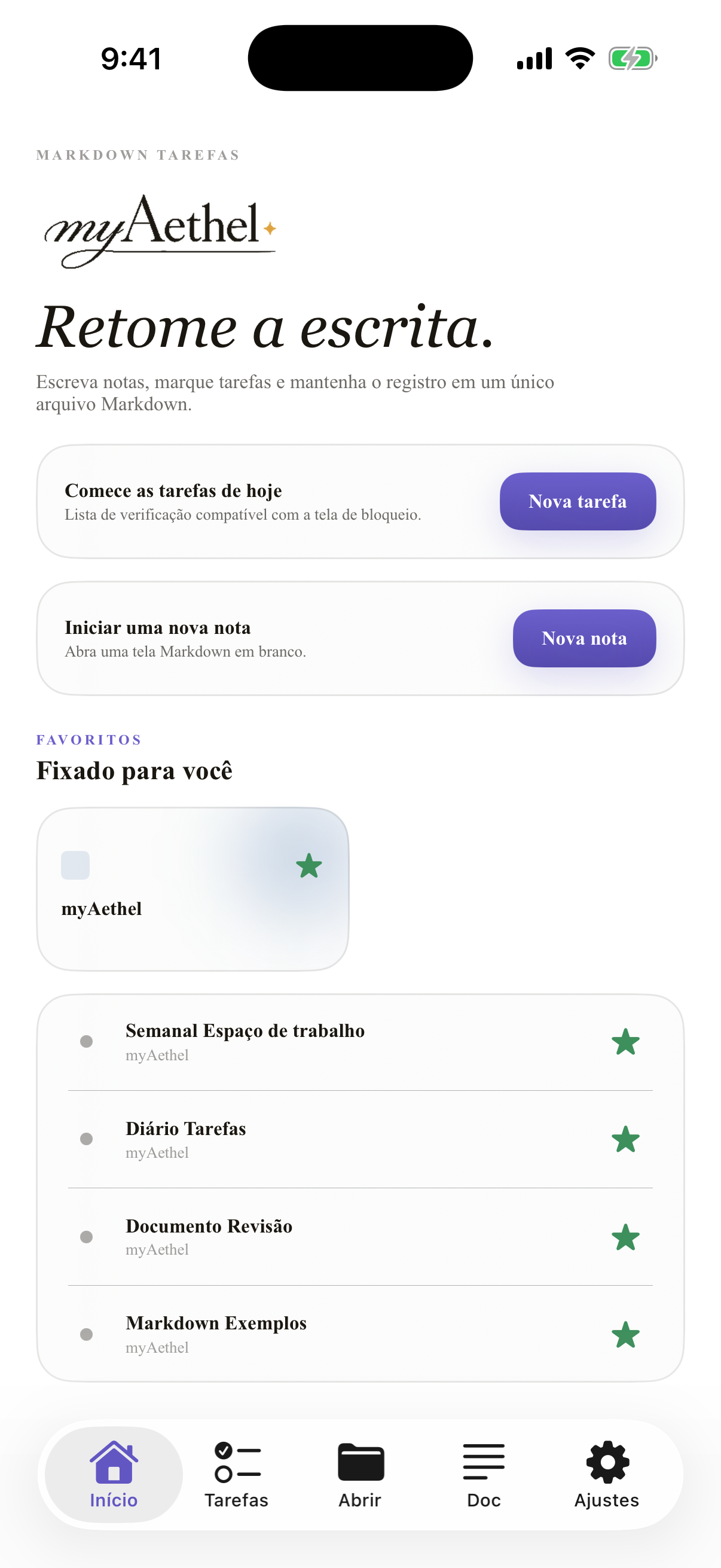 Português (Brasil) iPhone home